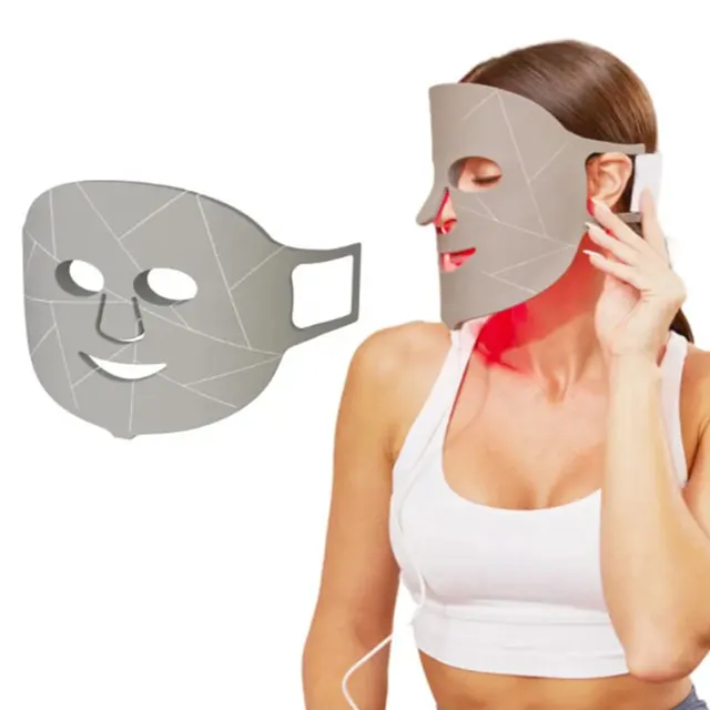 Red light therapy facial mask transforming skincare way at home