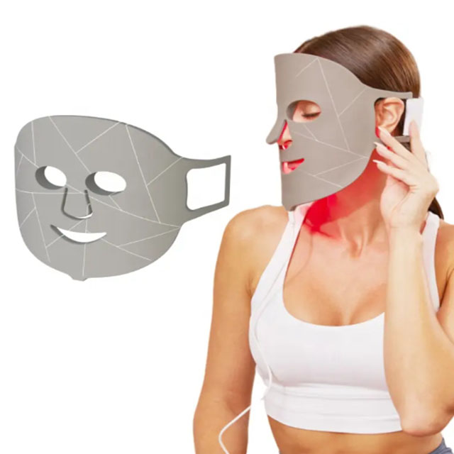 Wearable Red Infrared Light Therapy Face Mask